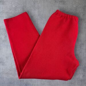 VTG Russell Athletic Sweatpants Joggers‎ Mens Medium Made in USA Red Fleece